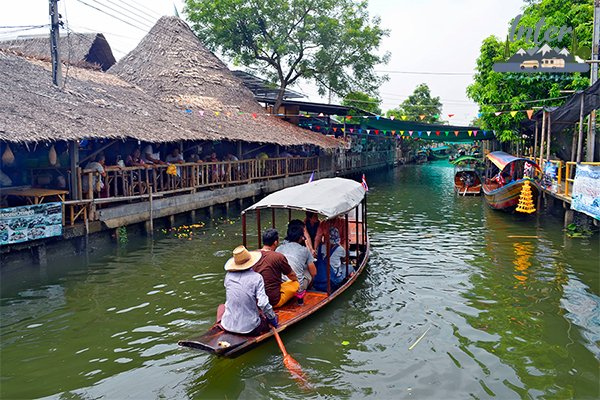 เที่ยวตลาดน้ำคลองลัดมะยม