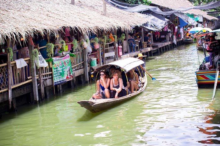 เดินทางไปตลาดคลองลัดมะยม